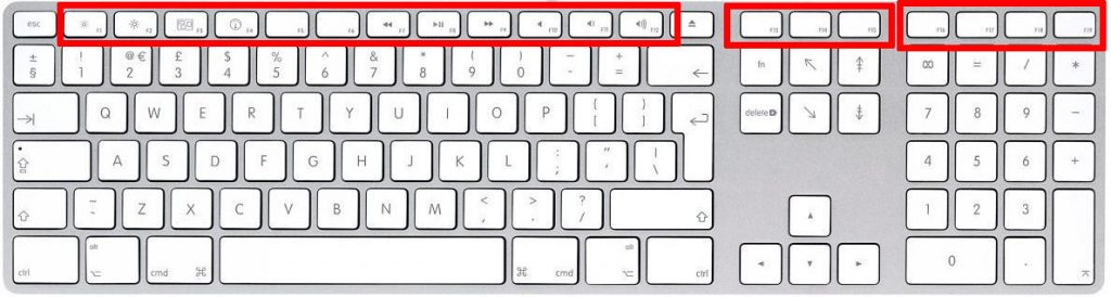 Не работают клавиши f